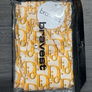 Bravest Studios Oblique Yellow Shorts